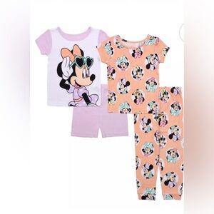 Disney Minnie Mouse Pink and Orange Baby Clothing Set